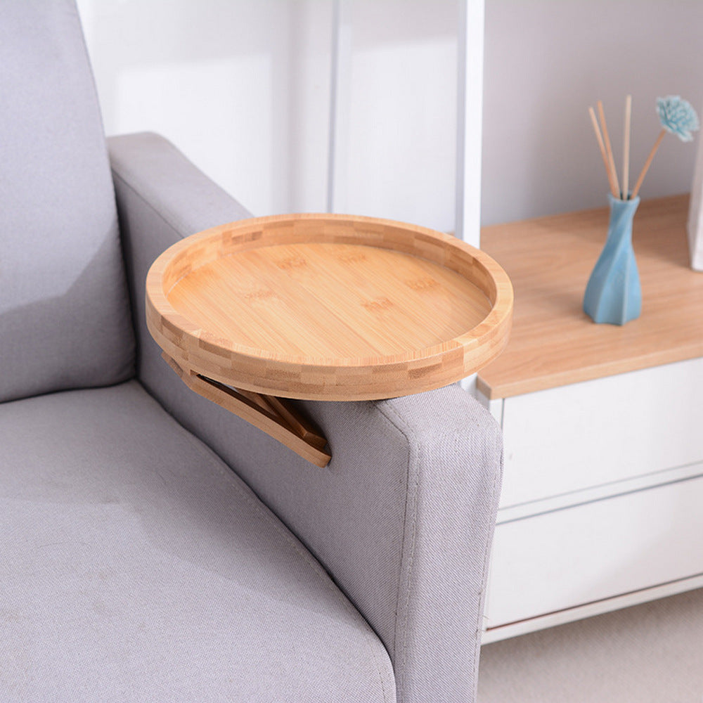 Wooden Sofa Arm Clip Table Sofa Armrest Tray Table