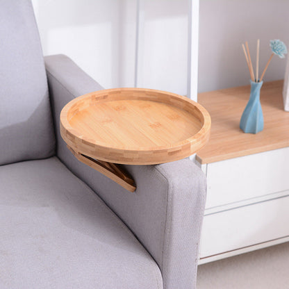 Wooden Sofa Arm Clip Table Sofa Armrest Tray Table
