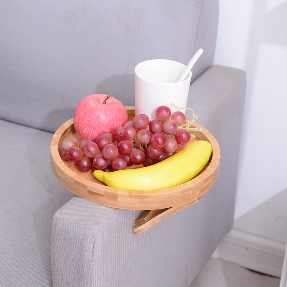 Wooden Sofa Arm Clip Table Sofa Armrest Tray Table