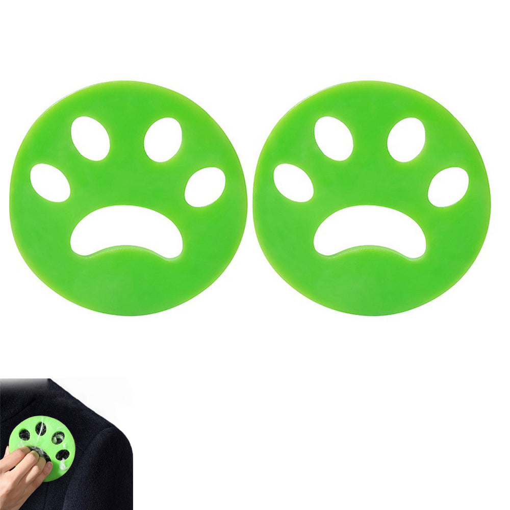 2 Piece Pet Hair Remover for Laundry - Green