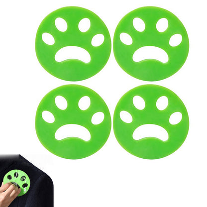 4 Piece Pet Hair Remover for Laundry - Green