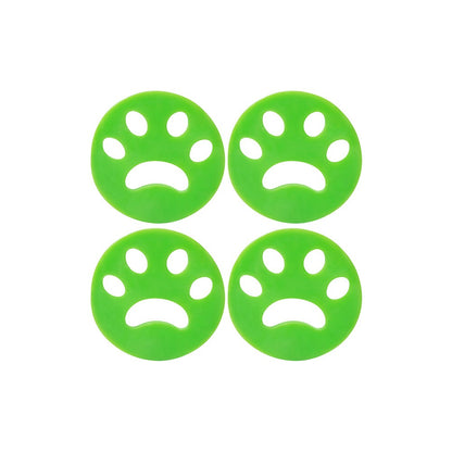 4 Piece Pet Hair Remover for Laundry - Green