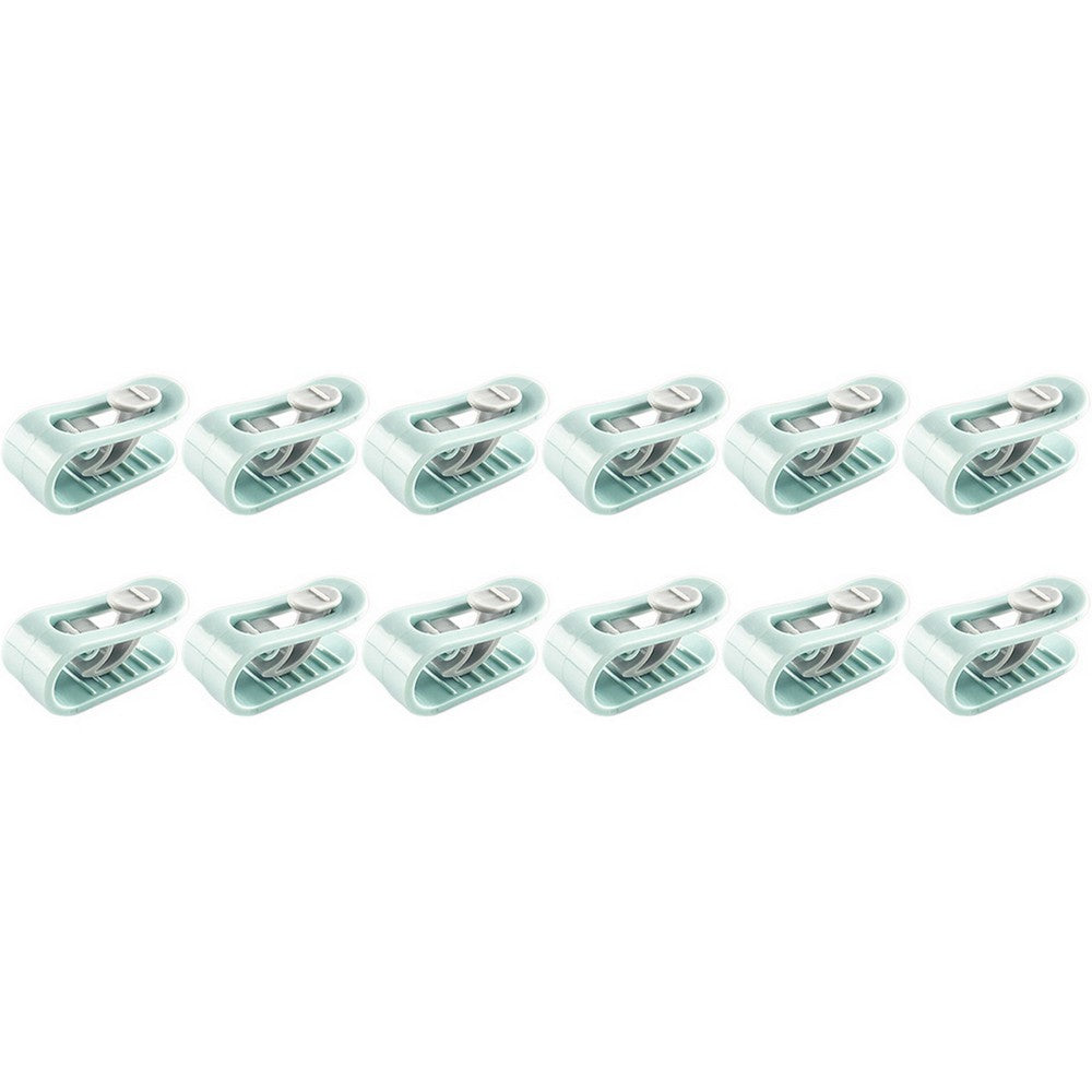 24pcs Duvet Pin Duvet Clips Bed Quilt Donuts Holders Comforter Grippers without Needle -Green