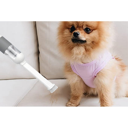 2pcs Handheld Vacuum Cleaner Cordless Portable Car Vacuum Detailing Kit for Travel RV Camper -White