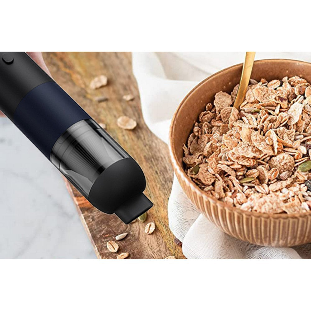 2pcs Handheld Vacuum Cleaner Cordless Portable Car Vacuum Detailing Kit for Travel RV Camper -Black