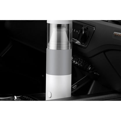 2pcs Handheld Vacuum Cleaner Cordless Portable Car Vacuum Detailing Kit for Travel RV Camper -White