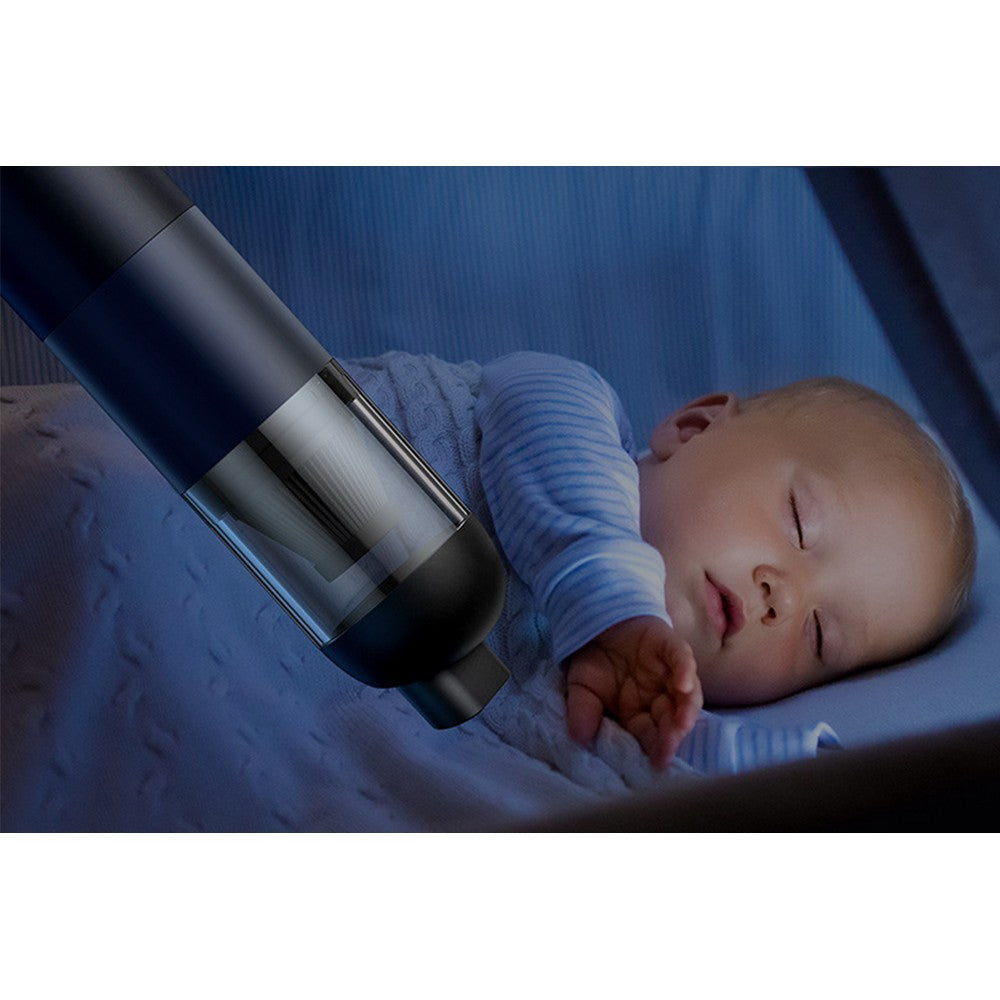 2pcs Handheld Vacuum Cleaner Cordless Portable Car Vacuum Detailing Kit for Travel RV Camper -Black