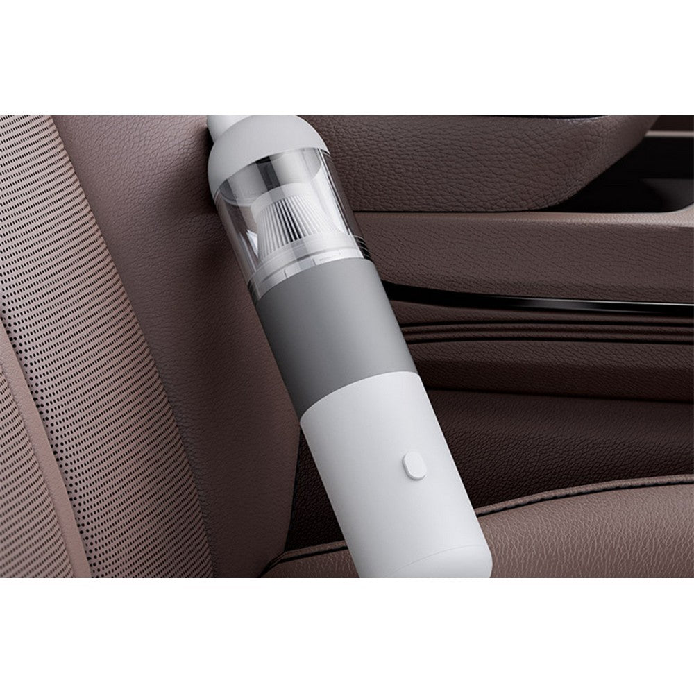 2pcs Handheld Vacuum Cleaner Cordless Portable Car Vacuum Detailing Kit for Travel RV Camper -White