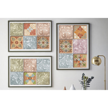 2Pcs Self-Adhesive Thickened Decor Tile Stickers