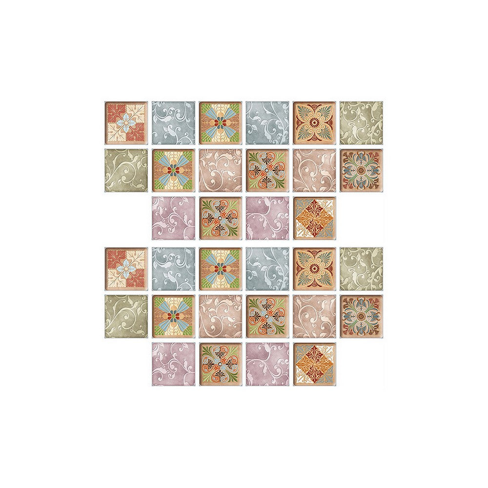 2Pcs Self-Adhesive Thickened Decor Tile Stickers