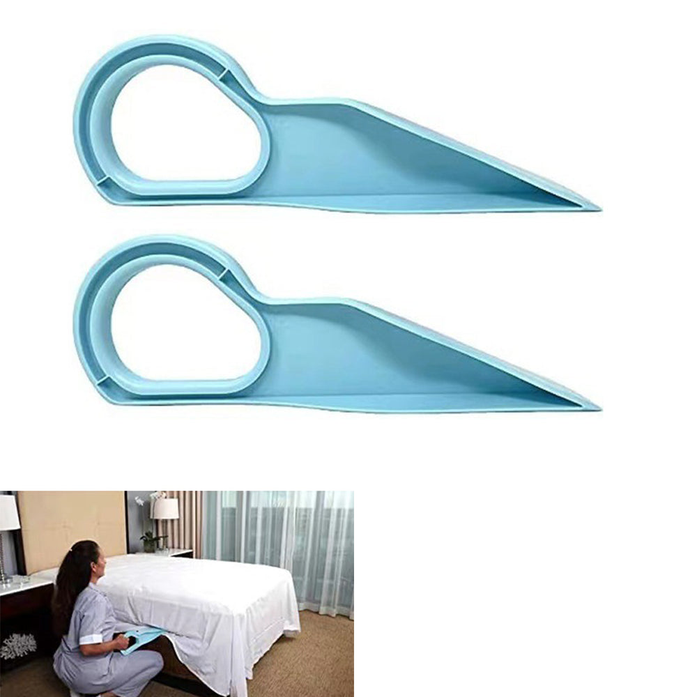4pcs Ergonomic Mattress Lifter Wedge Elevator Bed Making Tool