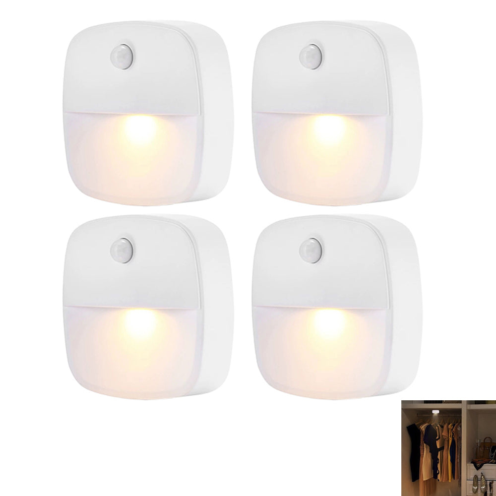 8 Piece Motion Sensor Closet Lights - Warm White