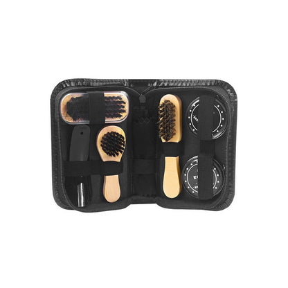 8pcs Polish Brush Set Shoe Shine Care Kit