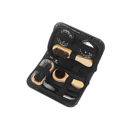 8pcs Polish Brush Set Shoe Shine Care Kit