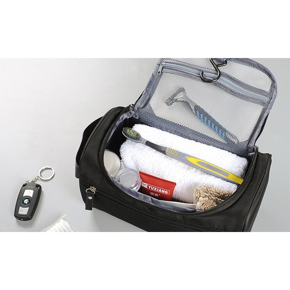 Portable Large Toiletry Travel Bag -Black