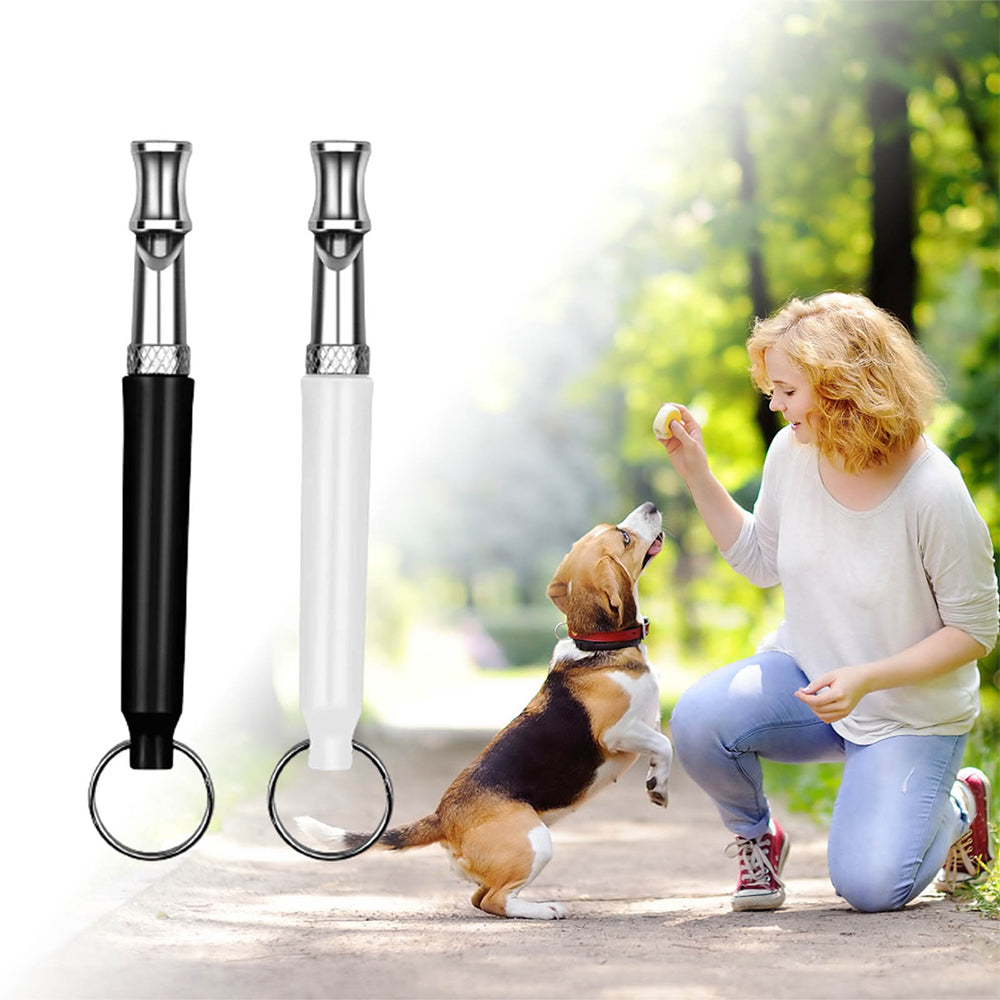 2 Pack Pet Dog Training Whistle Ultra Sonic Adjustable Pitch