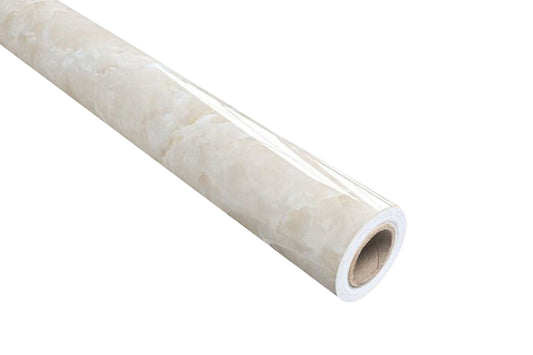 Marble paper PVC Stick wall for Bathroom Kitchen Film Stain-Resistant Waterproof 10 M-YELLOW