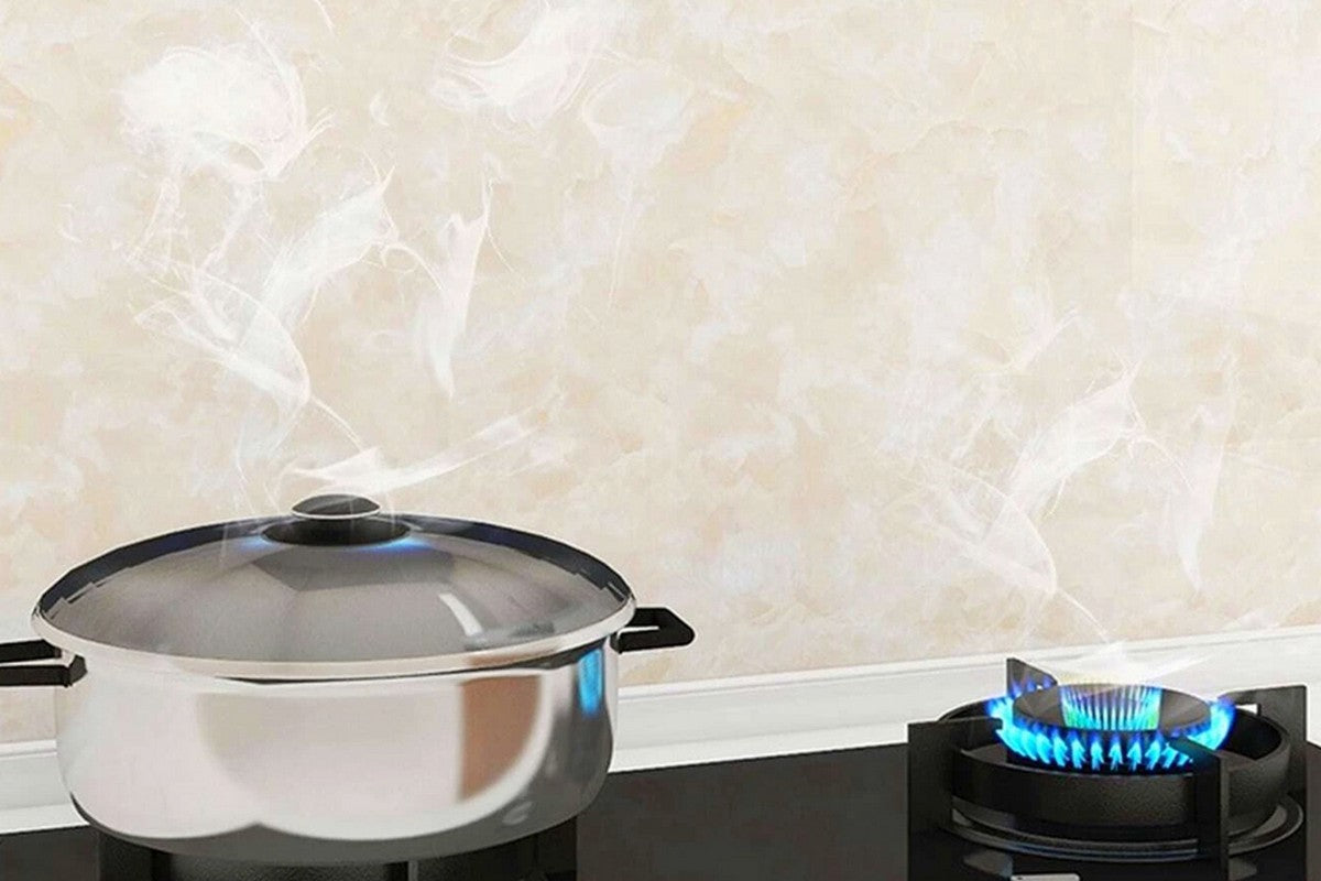 Marble paper PVC Stick wall for Bathroom Kitchen Film Stain-Resistant Waterproof 10 M-YELLOW