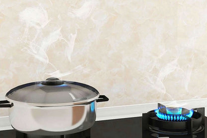 Marble paper PVC Stick wall for Bathroom Kitchen Film Stain-Resistant Waterproof 10 M-YELLOW