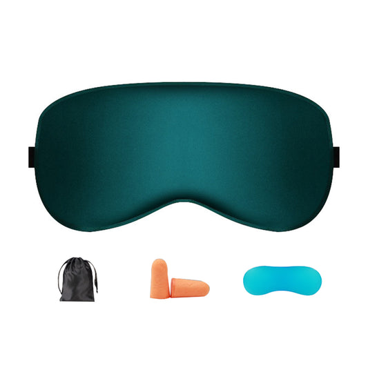 Sleeping Silk Satin Masks For Women/Men Sleep Eye Mask Light Out Travel Eye Mask -Green