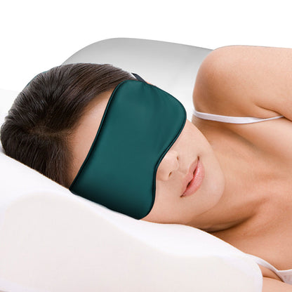 Sleeping Silk Satin Masks For Women/Men Sleep Eye Mask Light Out Travel Eye Mask -Green