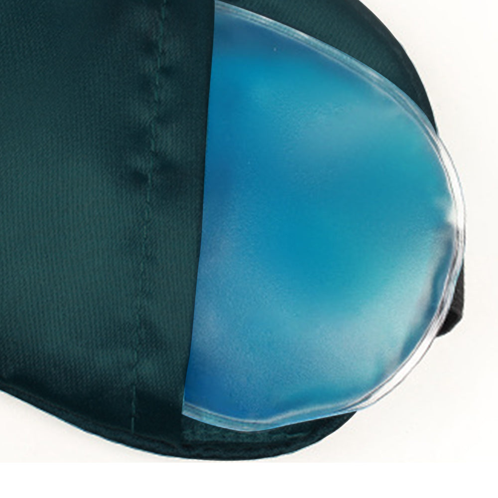 2Pcs Sleeping Silk Satin Masks For Women/Men Sleep Eye Mask Light Out Travel Eye Mask -Green