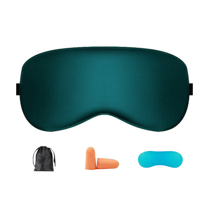 2Pcs Sleeping Silk Satin Masks For Women/Men Sleep Eye Mask Light Out Travel Eye Mask -Green