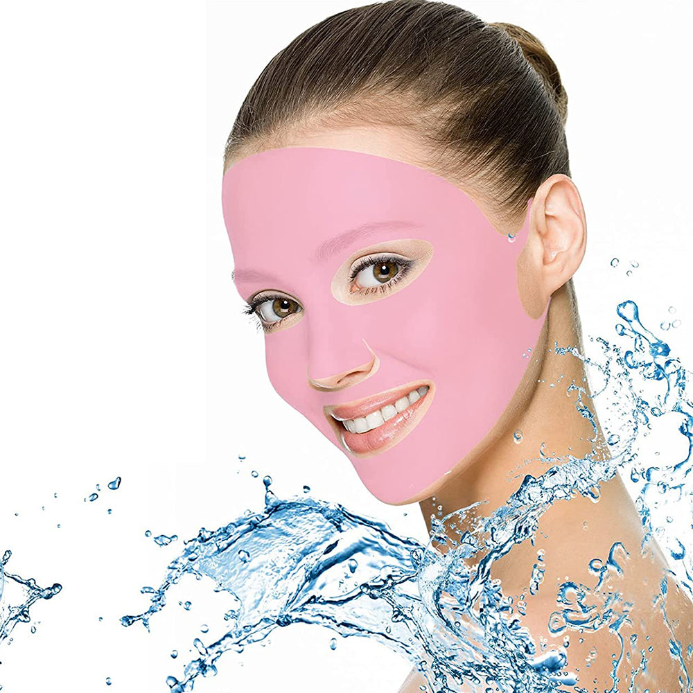 Set of 32Pcs Reusable Silicone Facial Anti-Wrinkle Pads Sleeping Mask Cover for Face Neck Eyes Chest