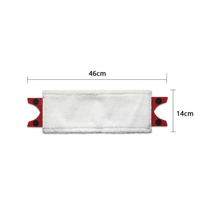 Floor Mop Pads Reusable Microfiber Flat Spin Mop Replacement -White