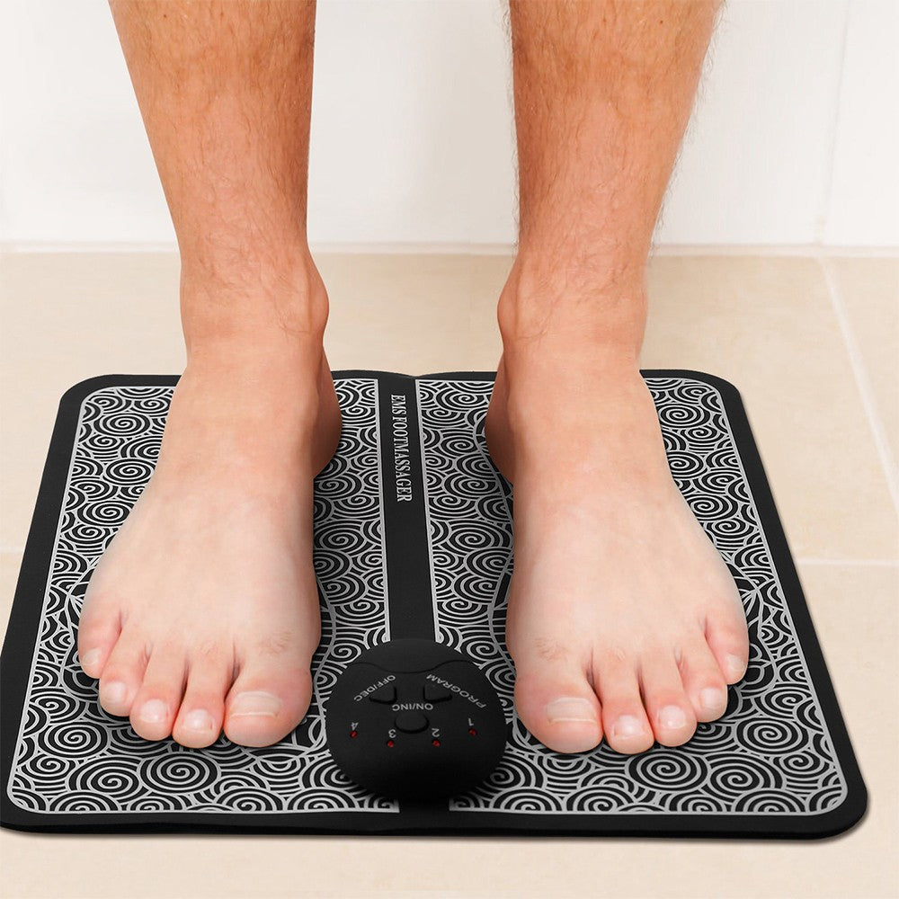 EMS Electric Stimulator Massage Foot Massager Mat Pad Leg Shaping