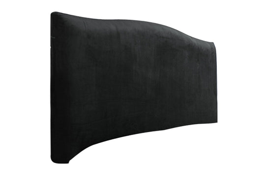 Solid Color Dustproof Cover For Bed Headboard Comfortable Headboard Slipcover Bed Head Protector Cover for Bedroom-Black
