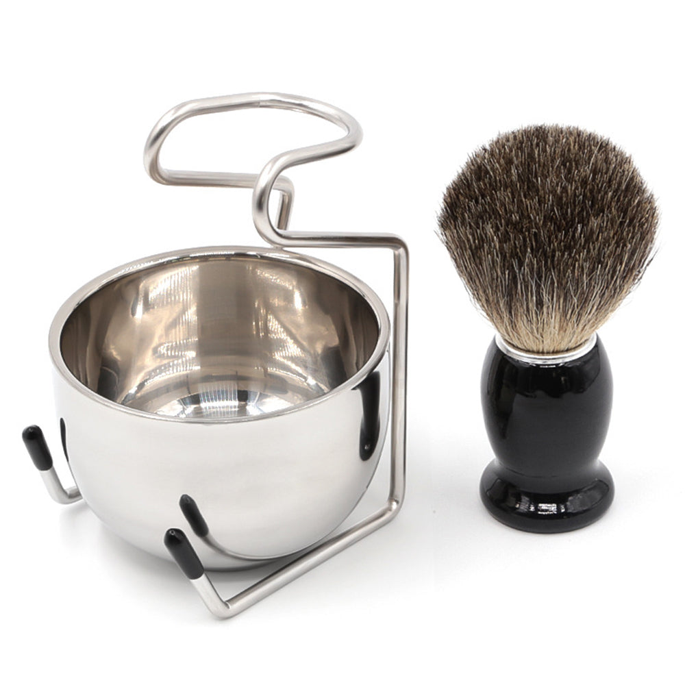 3Pcs Beard Cleaning Tools Men Hair Shaving Tool Set