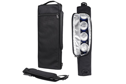 Golf Cooler Bag Accessories for Men Soft Insulated Beer Cooler Holds-Black