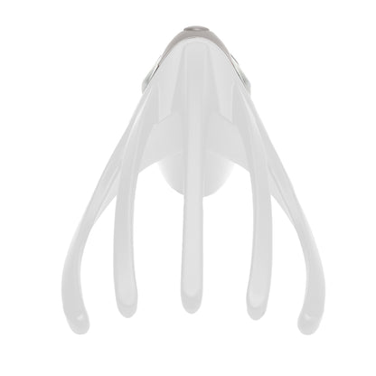 Finger Gripper Claw Massager Electric Head Massager Octopus Scalp Stress Relax -White