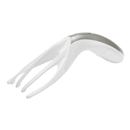 2pcs Finger Gripper Claw Massager Electric Head Massager Octopus Scalp Stress Relax -White