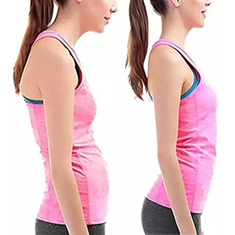 2pcs Posture Corrector Back Brace for Women and Men Adjustable Upper Shoulder Back Support Brace -Green