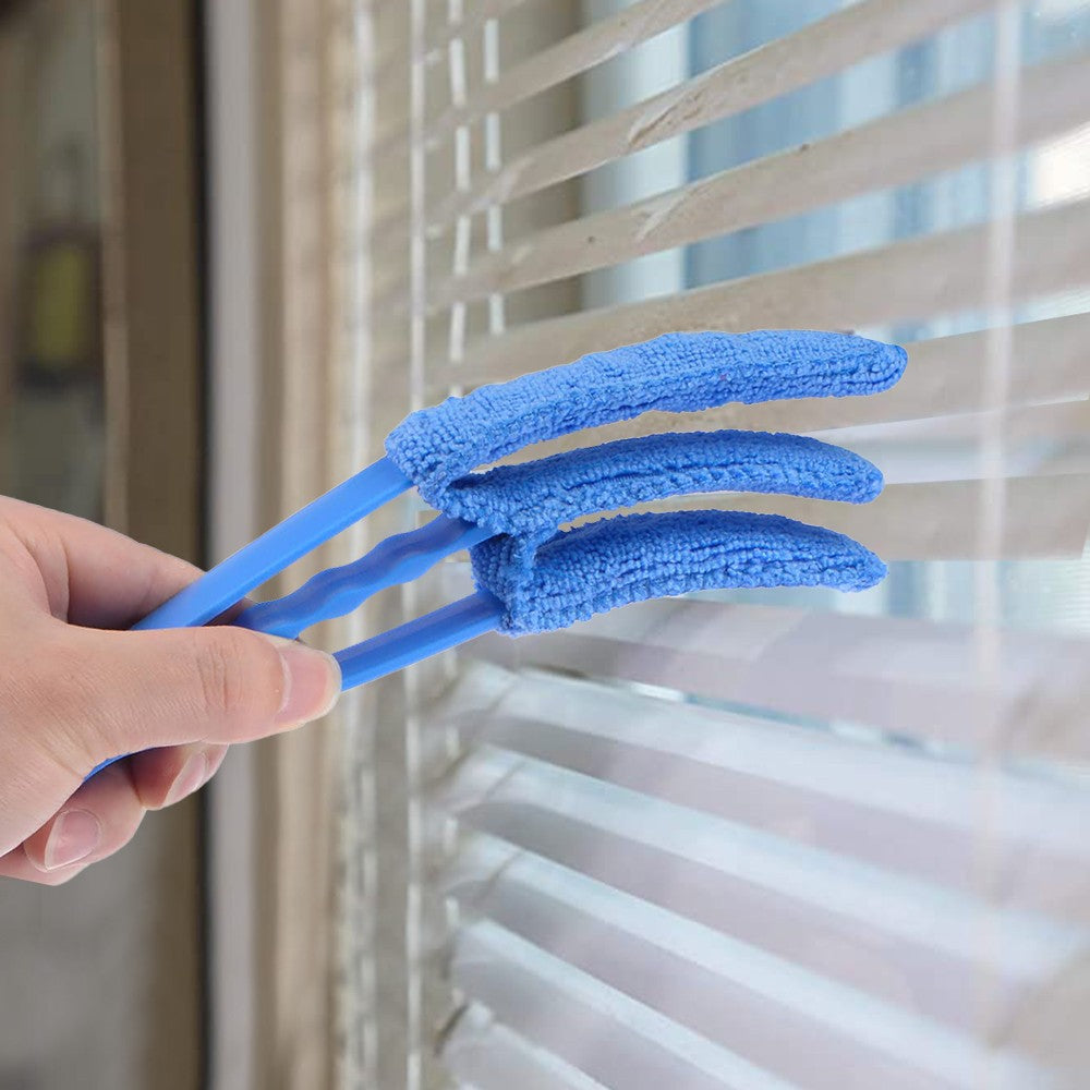 Set of 6Pcs Window Groove Gap Cleaning Brushes Sliding Door Track Crevice Cleaning Brush Window Blind Cleaner