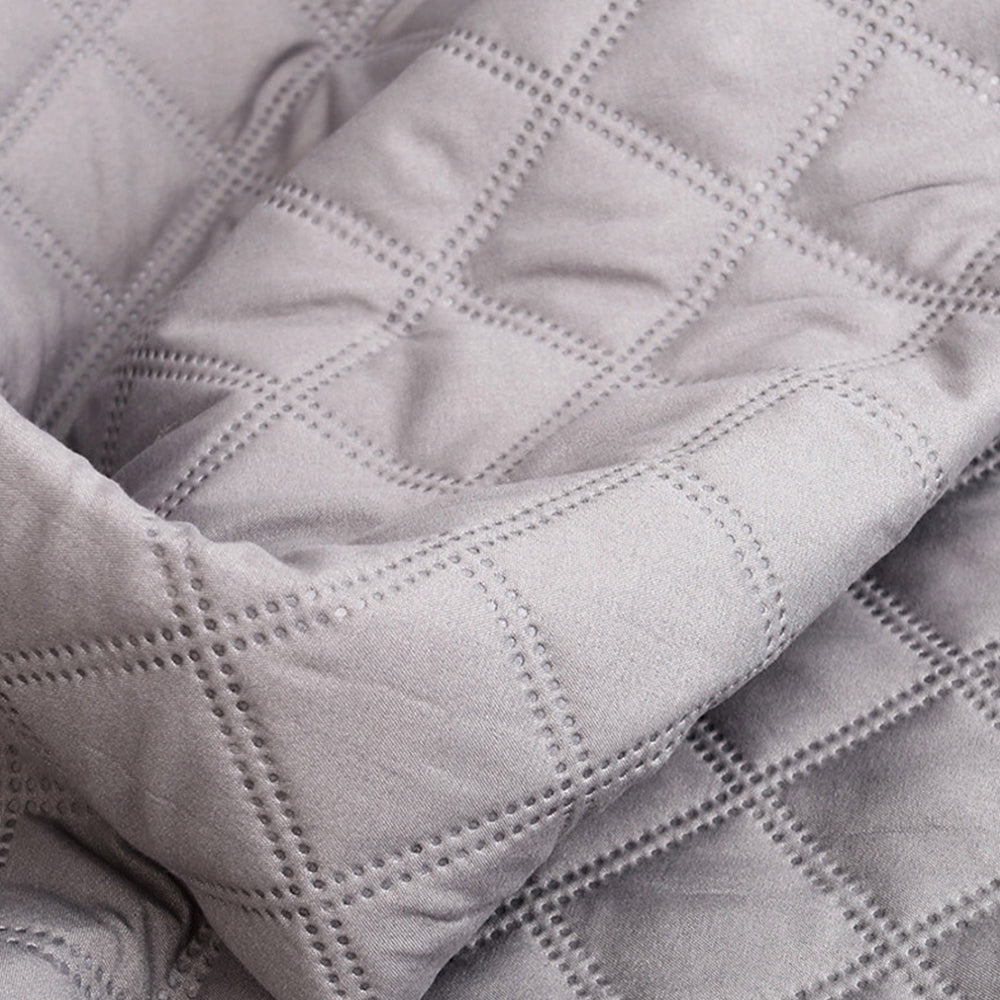 2pcs Absorbent Bed Pad Washable Tuckable Incontinence Bed Wetting Pad Sheet Protector for Adult Child Pet -Grey