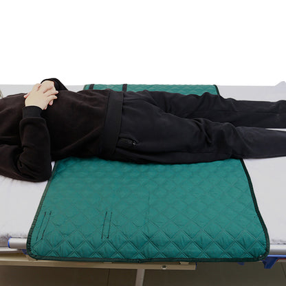 2pcs Absorbent Bed Pad Washable Tuckable Incontinence Bed Wetting Pad Sheet Protector for Adult Pet -Green