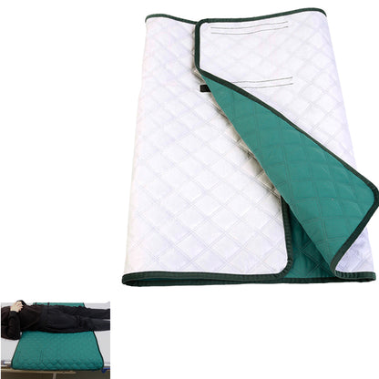 Absorbent Bed Pad Washable Tuckable Incontinence Bed Wetting Pad Sheet Protector for Adult Child Pet -Green