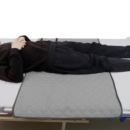 2pcs Absorbent Bed Pad Washable Tuckable Incontinence Bed Wetting Pad Sheet Protector for Adult Child Pet -Grey