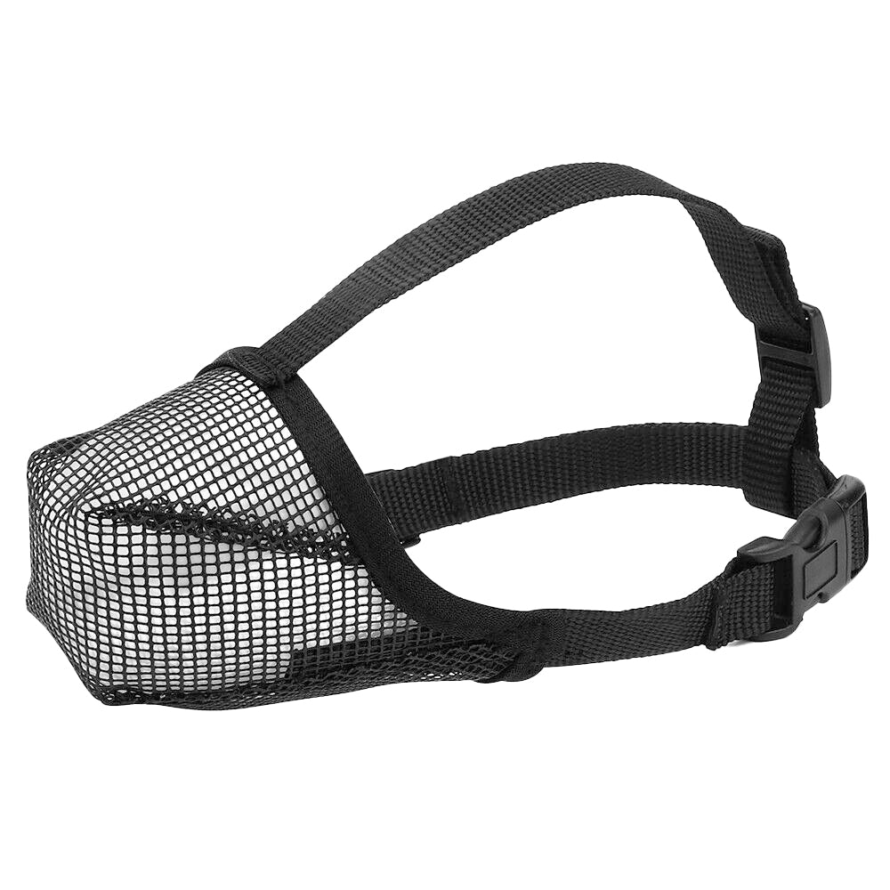 2pcs Dog Muzzle Anti Biting Barking Chewing Breathable Air Mesh Pet Muzzle -L