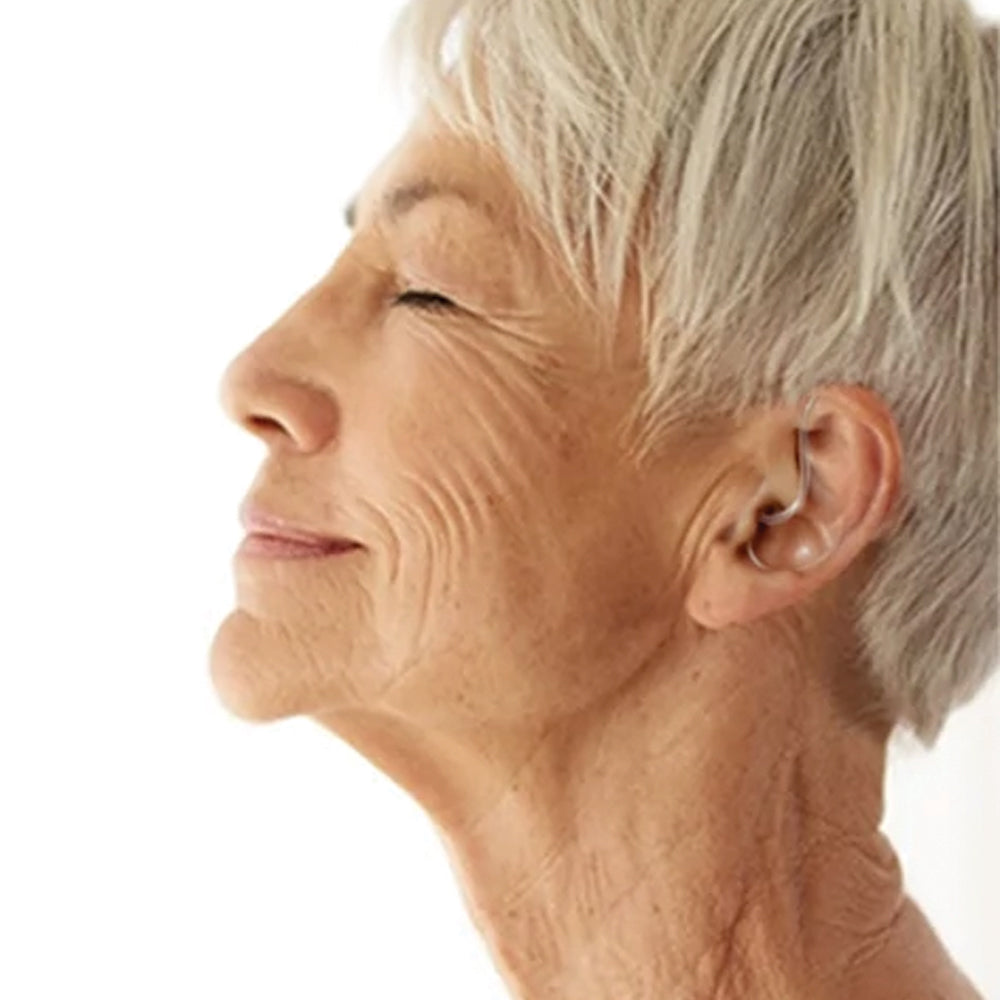 Hearing Aids Rechargeable Hearing Amplifiers for Hearing Loss Seniors with Noise Cancelling-Black