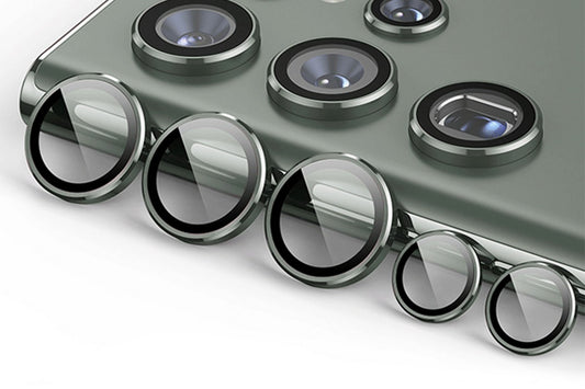 2pcs Camera Lens Protector for Samsung Galaxy S23 Ultra-Green