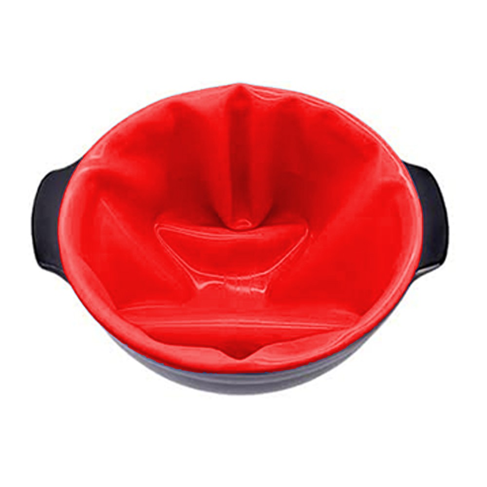Reusable Slow Cooker Liners Silicone Kitchen Cooking Liner for 8QT Slow Cooker Red