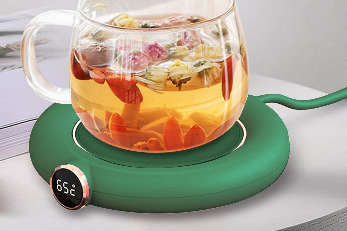 USB Cup Warmer Heat Beverage Mug Mat-Green