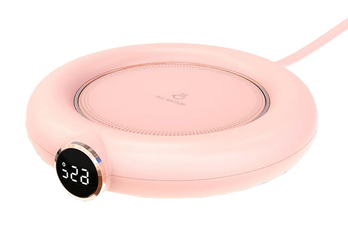 USB Cup Warmer Heat Beverage Mug Mat-Pink