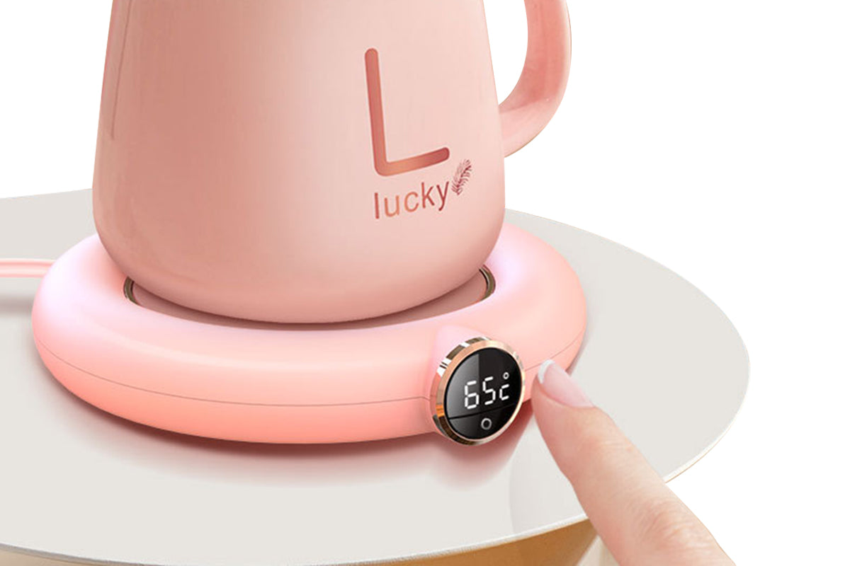 USB Cup Warmer Heat Beverage Mug Mat-Pink