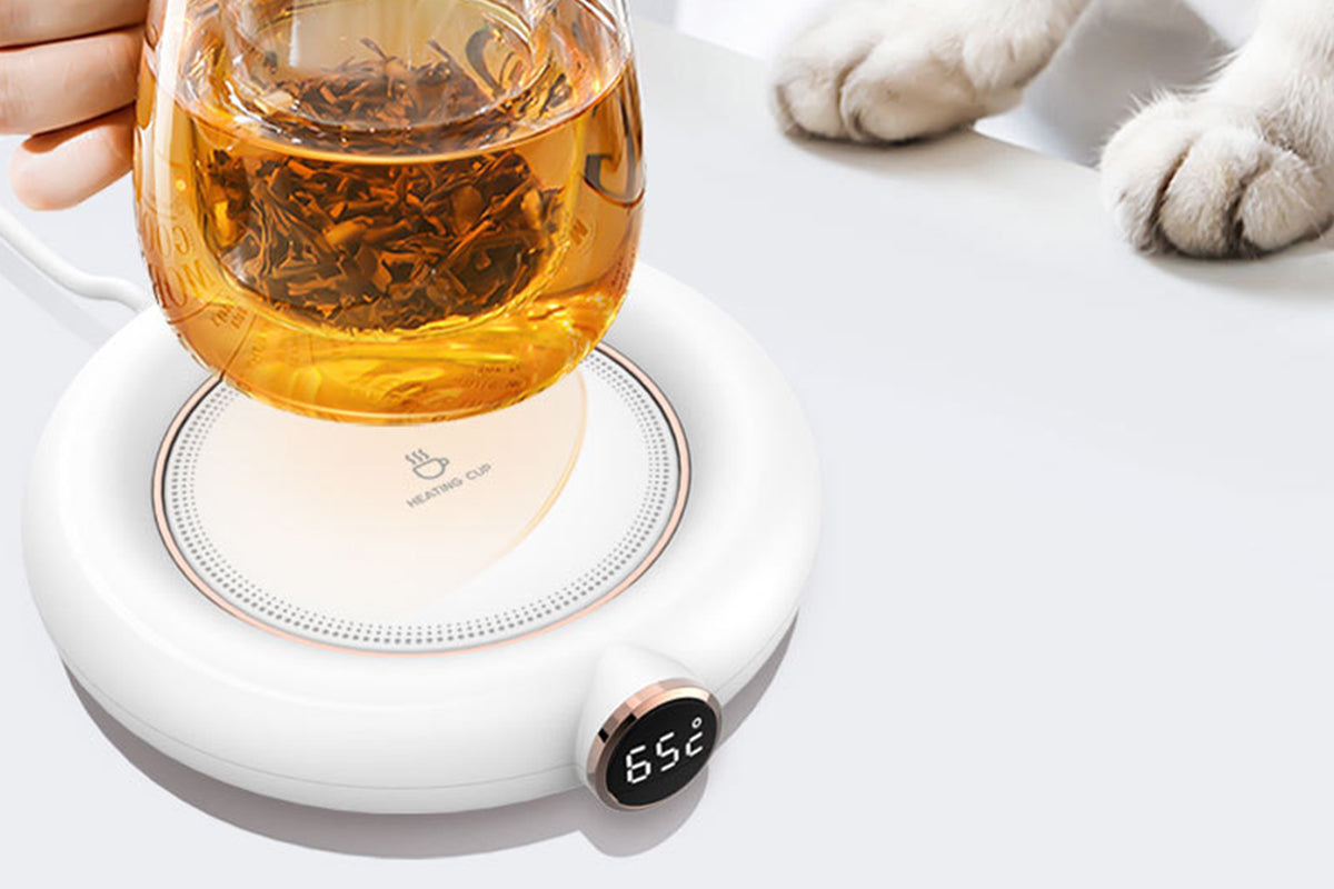 USB Cup Warmer Heat Beverage Mug Mat-White