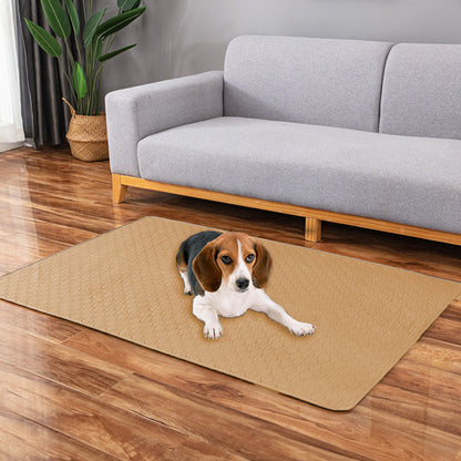 Washable Dog Pee Pads Reusable Puppy Pee Training Pads Khaki